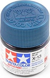 Tamiya Acrylic Paint X-13 metallic blue, 10ml