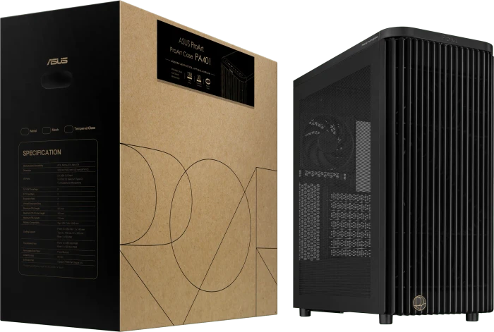 ASUS ProArt PA401, schwarz, Mesh Panel