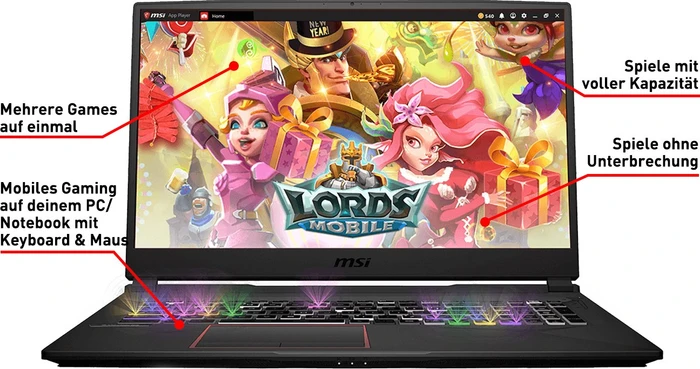 MSI GE75 Raider 10SGS-047, Core i9-10980HK, 32GB RAM, 512GB SSD, 1TB HDD, GeForce RTX 2080 SUPER, DE