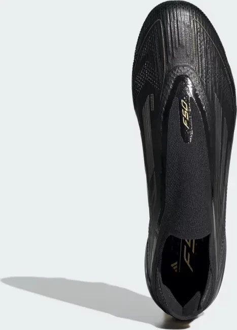 adidas F50 Elite Laceless FG core black/iron metallic/gold metallic