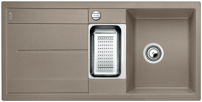 Blanco Metra 6 S Becken reversibel mit Ablauffernbedienung tartufo