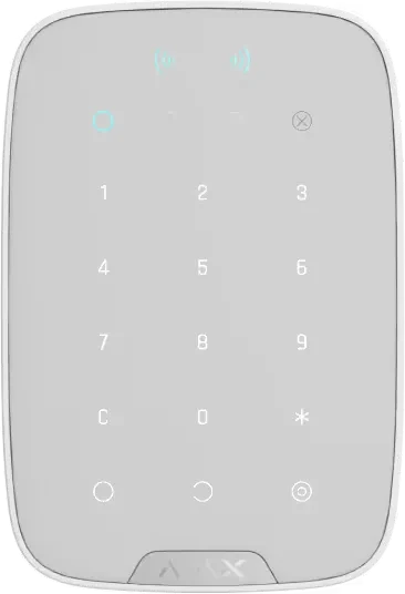 Ajax KeyPad Plus Jeweller, weiß