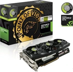 Point of View GeForce GTX 680 Exo, 2GB GDDR5, 2x DVI, HDMI, DP