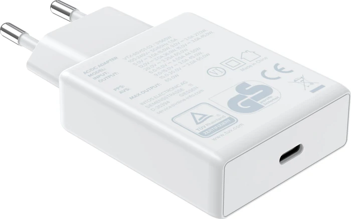 InLine USB Netzteil Ladegerät Single USB-C PD AVS 65W weiß