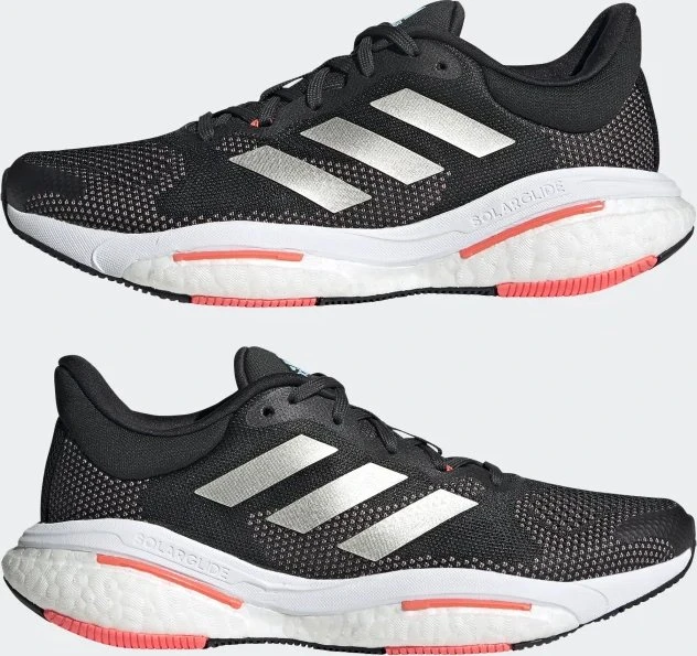 adidas Solar Glide 5 carbon/sandy beige met/turbo (Damen)