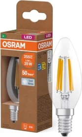 Osram Ledvance LED Classic B 25 1.2W/840 E14 klar