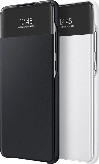 Samsung S-View Wallet Cover für Galaxy A72 schwarz
