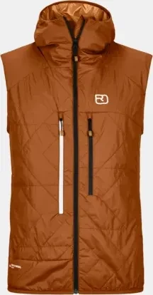 Ortovox Swisswool Piz Boé Funktionsweste bristle brown (Herren)