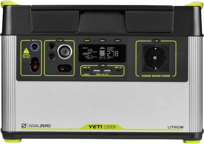 Goal Zero Yeti 1500X Lithium Solargenerator, 1516Wh