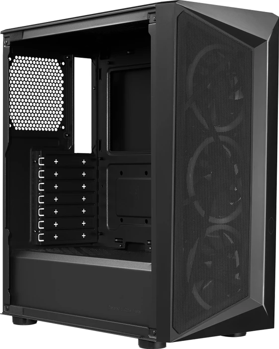 Cooler Master CMP 510, schwarz, inkl. 3x Lüfter, Lüfter LED ARGB, Glasfenster