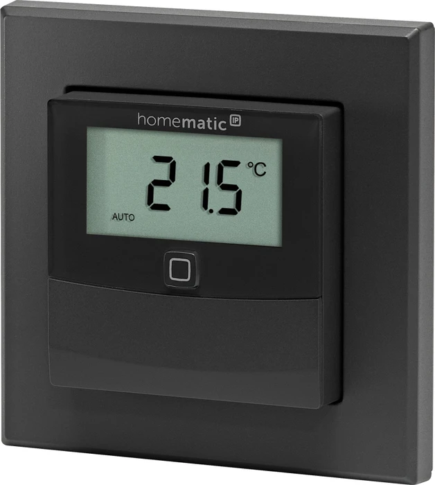 eQ-3 Homematic IP Temperatur- und Luftfeuchtigkeitssensor mit Display, anthrazit, Temperatur-/Feuchtigkeitssensor