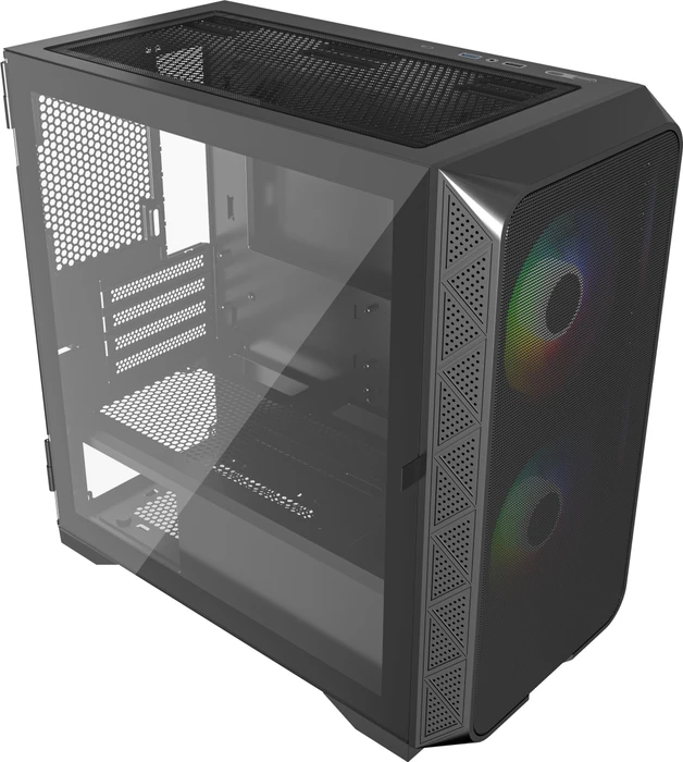 Gembird Fornax MK200F Black, Glasfenster