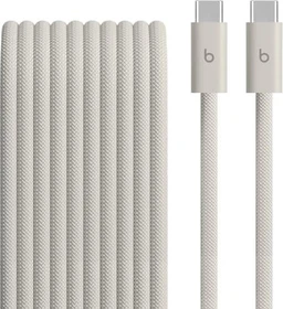 Anker Beats USB-C zu USB-C umflochtenes Kabel 240W 3m beige