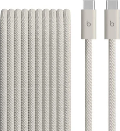 Anker Beats USB-C zu USB-C umflochtenes Kabel 240W 3m beige