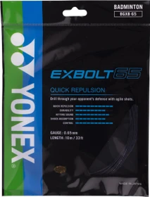 Yonex Exbolt 65 Badmintonsaite schwarz 10m