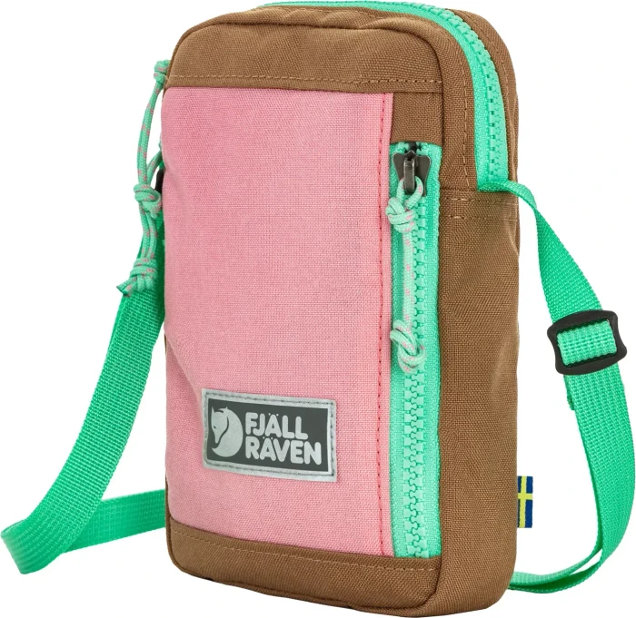 Fjällräven Vardag Pocket Small Umhängetasche poppy pink/khaki dust