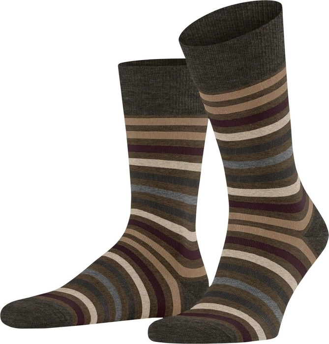 Falke Tinted Stripe Socken beech (Herren)