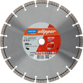 Norton Clipper Classic Beton Turbo Diamanttrennscheibe, 300x3.2x22.23mm, 1 Stück