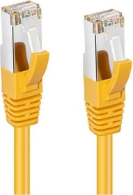 MicroConnect Patchkabel, Cat6, S/FTP, RJ-45/RJ-45, 1m, gelb