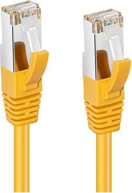 MicroConnect Patchkabel, Cat6, S/FTP, RJ-45/RJ-45, 1m, gelb