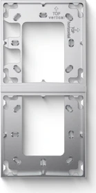 Loxone Montagerahmen 2-fach, silber