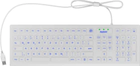 KeySonic KSK-8031 INEL-WH, weiß, USB, DE (60798)