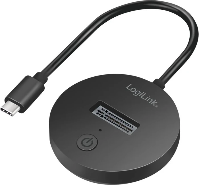 LogiLink Dockingstation, M.2 NVMe/SATA, 1-Port, USB-C 3.1