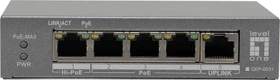 LevelOne GEP Desktop Gigabit Switch, 5x RJ-45, 60W PoE+ (GEP-0531)