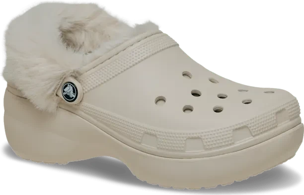 Crocs Classic Platform Fuzz Lined frappé (Damen)