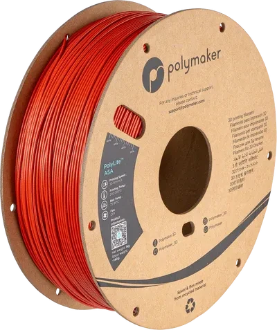 Polymaker PolyLite ASA, Galaxy Red,, Spule, 1.75mm, 1.00kg