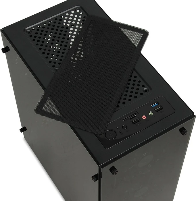 iBox Passion V4, schwarz, Glasfenster