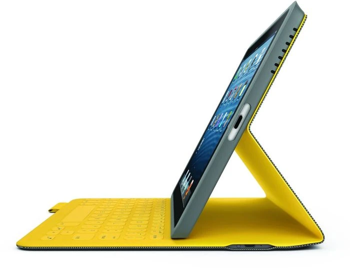 Logitech FabricSkin Keyboard Folio für iPad 2/iPad 3/iPad 4, gelb/grau, DE