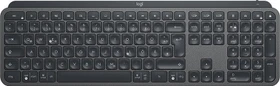 Logitech MX Keys, schwarz, USB/Bluetooth, DE