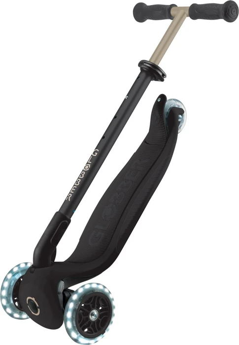 Globber Go Up Deluxe Lights Kickboard schwarz