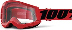 100% Strata2 Schutzbrille red/clear lens