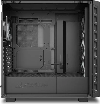 Sharkoon Rebel C80G RGB, schwarz, Glasfenster