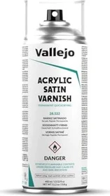 Vallejo Hobby Paint Spray Premium Varnish Spray satin varnish, 400ml