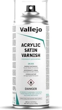Vallejo Hobby Paint Spray Premium Varnish Spray satin varnish, 400ml