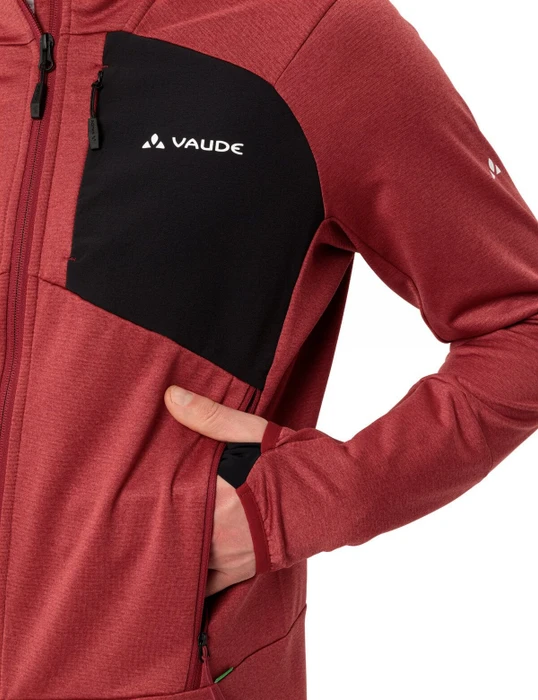 Vaude Monviso Hooded Fleece II Funktionsjacke carmine (Herren)