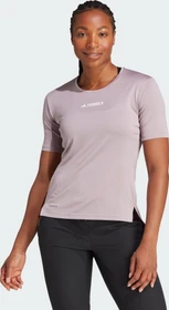 adidas Terrex Multi Funktionsshirt kurzarm preloved fig (Damen)