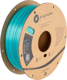 Polymaker PolyLite Silk PLA, türkis, Spule, 1.75mm, 1.00kg