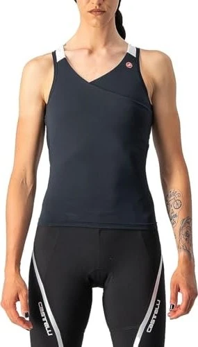 Castelli Solaris Top Trikot ärmellos light black/white (Damen)