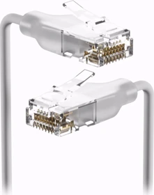 Ubiquiti UniFi Etherlighting Patchkabel, Cat6, RJ-45/RJ-45, 0.15m, weiß, 24er-Pack