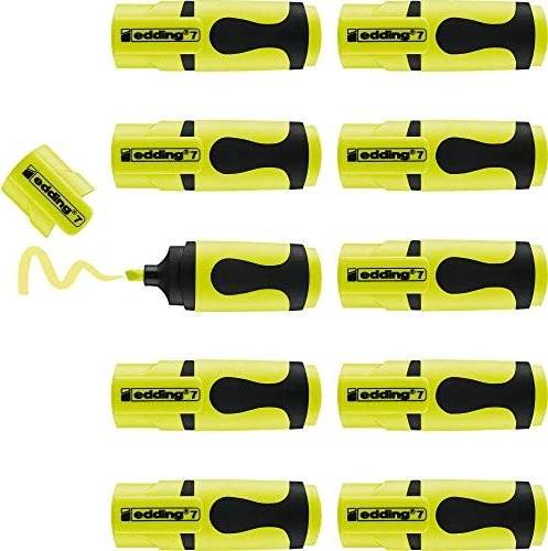 edding 7 Textmarker mini gelb, 10er-Pack