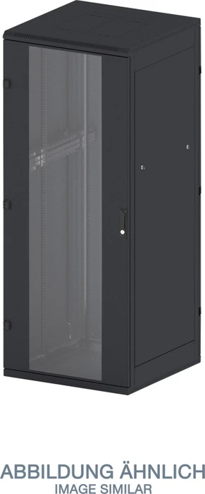 Triton RMA N 19" Standverteiler, 800x800 42HE, Sicherheitsglastür, IP20, schwarz, 800mm tief