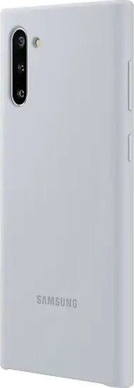 Samsung Silicone Cover für Galaxy Note 10 silber