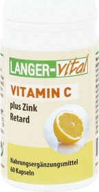 Langer-vital Vitamin C 300 mg + Zink Depot Kapseln, 60 Stück