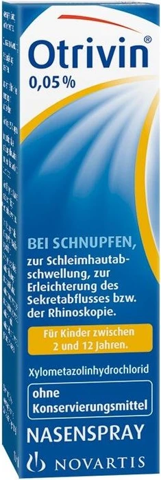 Otrivin 0.05% Nasenspray für Kinder ohne Konservierungsmittel, 10ml