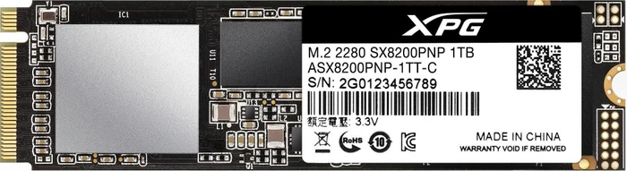 ADATA XPG SX8200 Pro 1TB, M.2 2280 / M-Key / PCIe 3.0 x4