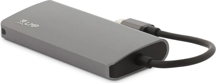 LMP USB-C Video Hub, 5-Port, USB-C 3.0 [Stecker], space gray